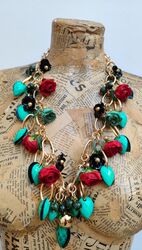 שרשרת נטיפי תורכיז