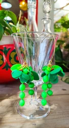 עגילי בוקר ירקרק