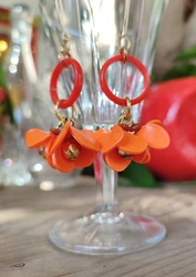 עגילי יום כתום