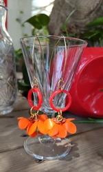 עגילי יום כתום