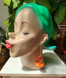 עגילי יום כתום