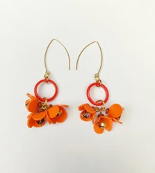 עגילי יום כתום